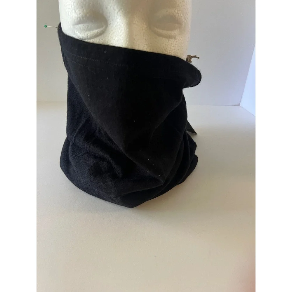Alpz Merino Tech Gaiter Funnel Neck Scarf Black Lightweight 165g NWT